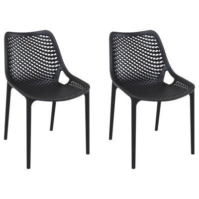 All Modern Farrah Stacking Patio Dining Chair (Set of 2) FFE-1211