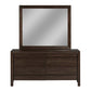 Modus Element Dresser Chest & Mirror in Chocolate Brown 9 FFE-1485