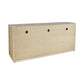 70" Contemporary Media Console w/Tempered Glass Doors, Drawers and Shelves FFW-1386