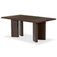 Safavieh Barnard Rectangle Wood Walnut  Dining Table FFE-1043