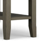 Acadian 14" Narrow Side Table in Farmhouse Grey FFW-976