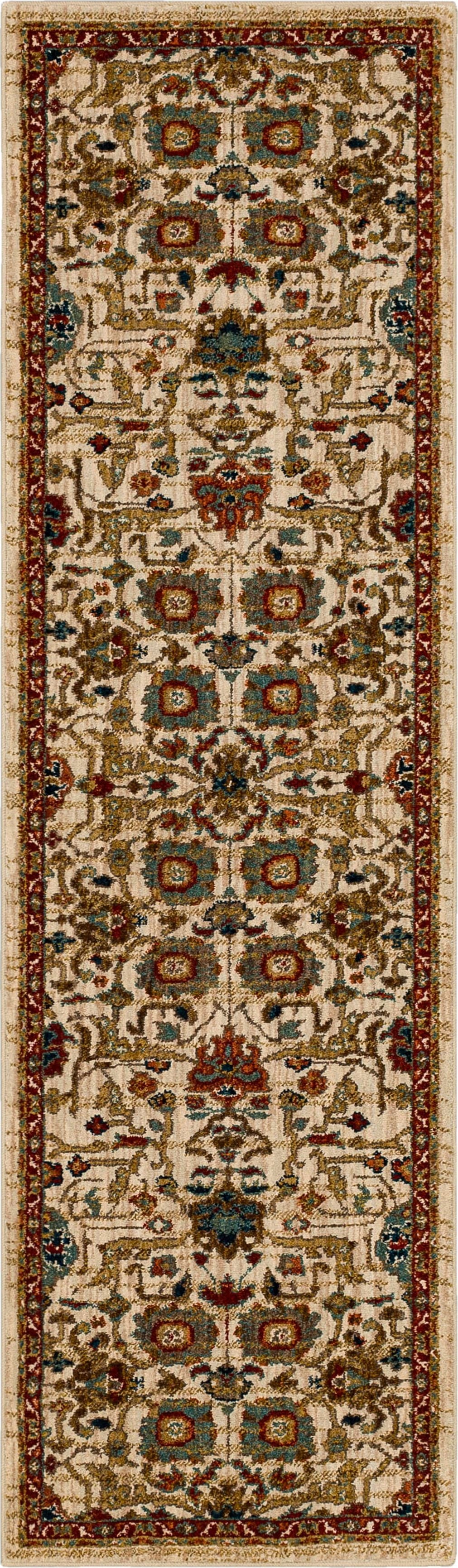 Karastan Rugs Keralam Cream 2' 4 x 7' 10 Area Runner Rug FFE258-93