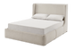 Castlery Dalton Storage Queen Size Bed, Beach Linen FFE-830
