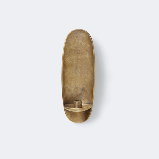 Ferm Living Agape Wall Candle Holder Brass (2 Avail) FFE-807