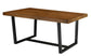 Walker Edison Durango 72" Rustic Solid Wood Dining Table - Mahogany FFE258-241