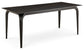 Modus Nicoya Dining Table Black Stone - Black Metal FFE-1526