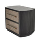 AH Home Eastchester Leather Inlay Drawers Side/End Table FFE-1531