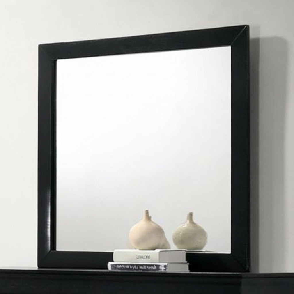 Furniture of America Black Louis Phillipe Mirror FFE-1288