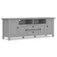 Amherst SOLID WOOD 72" TV Media Stand Fog Grey, TVs up to 80 inches FFW-911