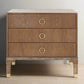 Pair Savavieh Lorna 3 Drawer Contemporary Nightstands FFE258-304