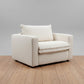 Homebody Ivory Linen Coconut Shell Recliner Chair FFE258-324