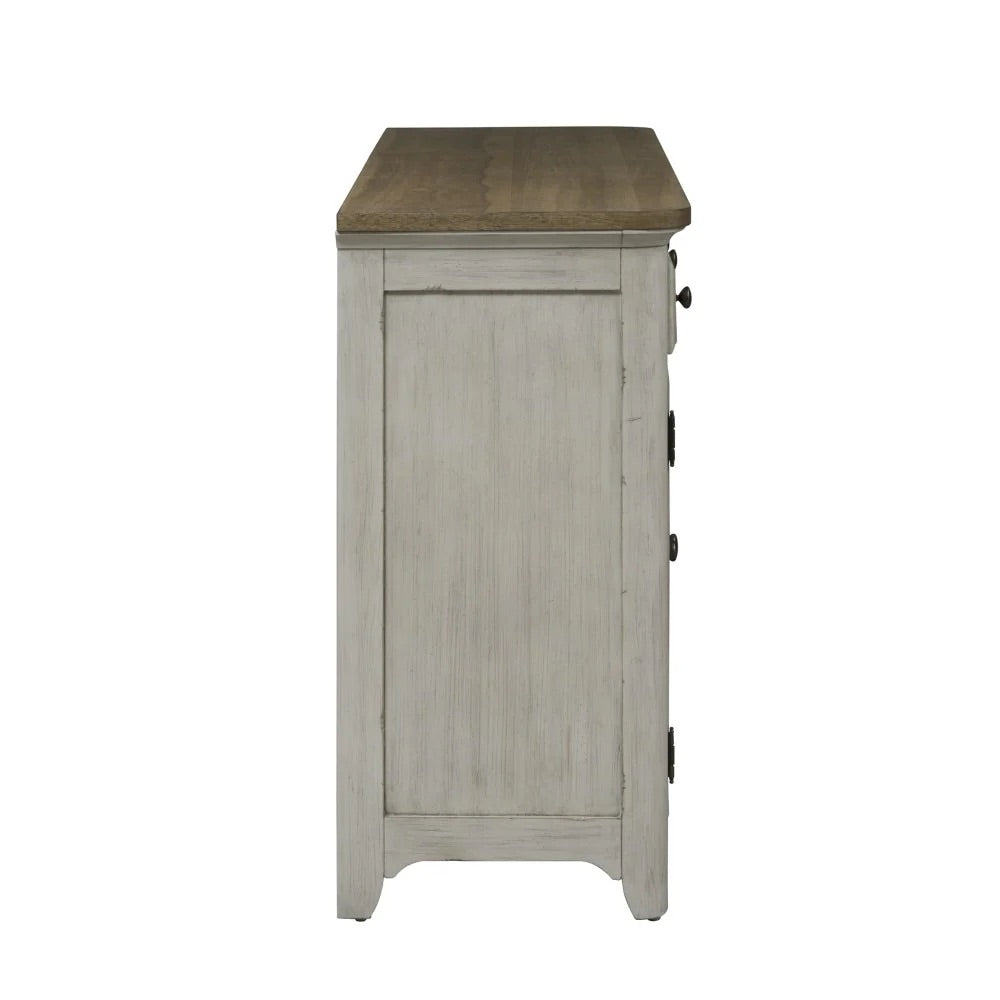 Bison Commerce Farmhouse Reimagined Off White Server Buffet FFW-1313