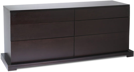 Lifestyles Solution Dark Wood Zurich Platform Dresser KV232-69