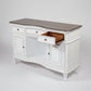 Bison Commerce Magnolia Manor Server in Antique White  FFW-1419
