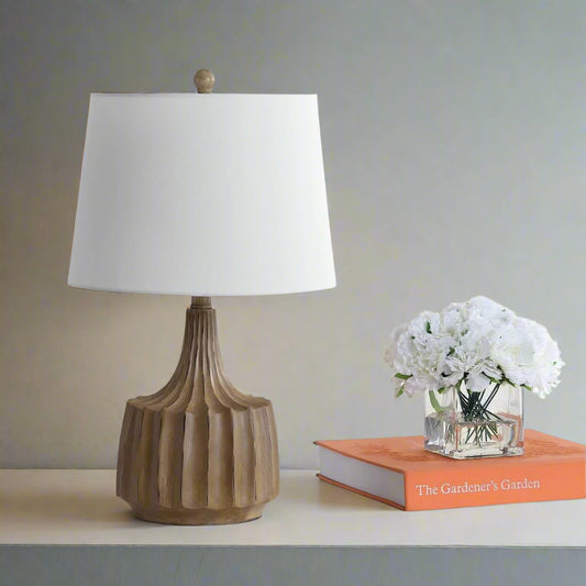 Safavieh Shiloh Table Lamp - White Wash (2 Avail) FFE-1056