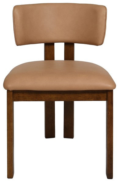 Pair (2) Safavieh Katiya Leather Dining Chair (2 sets Avail) FFE-1042