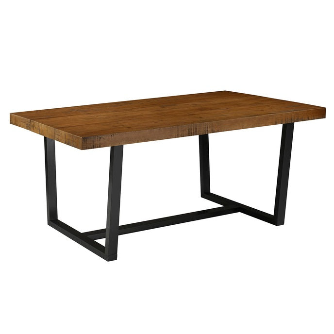 Walker Edison Durango 72" Rustic Solid Wood Dining Table - Mahogany FFE258-241