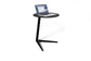 Black Milo Aluminum Laptop Side End Table Pepper FFE258-169