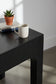 AH Home Ichigo Ebony Black Mango Wood Parsons Style Console FFW-1452