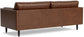 BenchMade Modern Skinny Fat Sofa Pull Out Full Bed Java Brown Leather FFE-1544