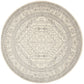 Safavieh Adirondack Collection Ivory Silver Rug - 6' Round FFE-1053