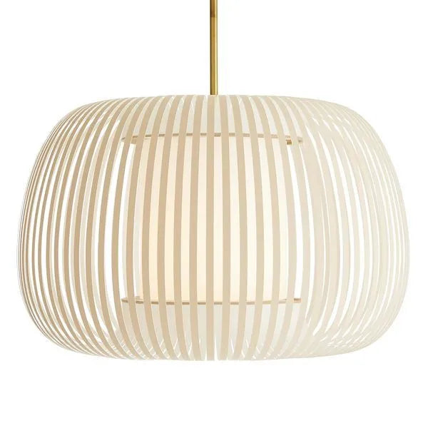 AH Home Mia Beige Microfiber Pendant Chandelier Light FFE-1542