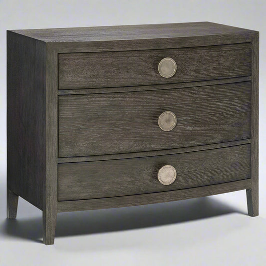 Bernhardt Landon Modern Masculine Charcoal Brown Wood Dresser Chest MB1-24