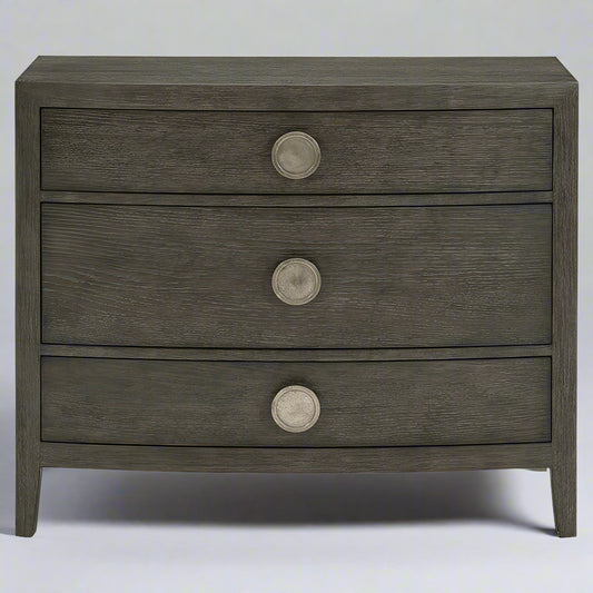 Bernhardt Landon Modern Masculine Charcoal Brown Wood Dresser Chest MB1-24
