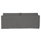Cisco Home Louis Modern Classic Molino Ash Grey Cotton Slipcovered Sofa - 90''W MB1-4
