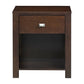 Modus Riva One Drawer Nightstand in Chocolate Brown 4 FFE-1476