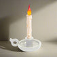 Seletti White Resin Blow-Studio Job Bugia Candle Lamp FFE258-477