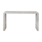 Creative Co-Op Reclaimed White Wood/Mother of Pearl Waterfall Console Table FFE-1322