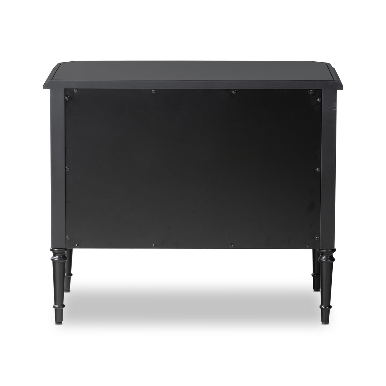 Four Hands 2 Drawer Black Lendon Nightstand FFE-1444
