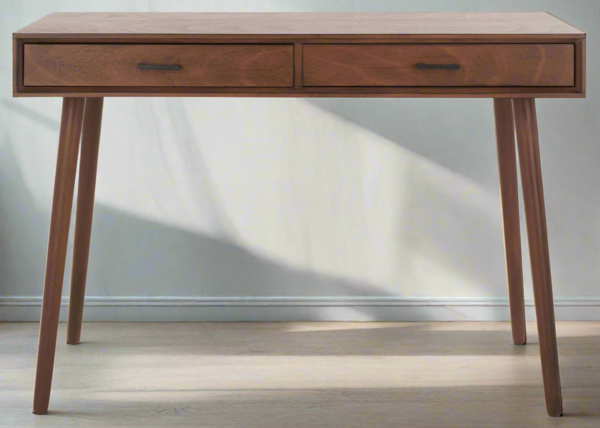 Safavieh O'Dwyer 2 Drawer Tapered Legged Brown Desk FFE258-513
