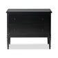 Four Hands 2 Drawer Black Lendon Nightstand FFE-1444