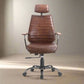 Moes Home Collection Executive Office Chair Dark Brown Leather FFE258-380