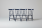 2 Pair (4 Chairs) Friar Dining Chair - Navy - Safavieh FFE-1427