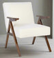 Safavieh Emyr Mid Century White Arm Chair (2 Avail) FFE-1055