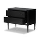 Four Hands 2 Drawer Black Lendon Nightstand FFE-1444