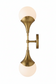 Pair (2) AH Brass Augustus Sconces  FFW-1274