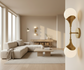 Pair (2) AH Brass Augustus Sconces  FFW-1274
