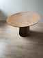Lulu & Georgia Beth Oval Walnut Star Inlay Dining Table FFE258-704