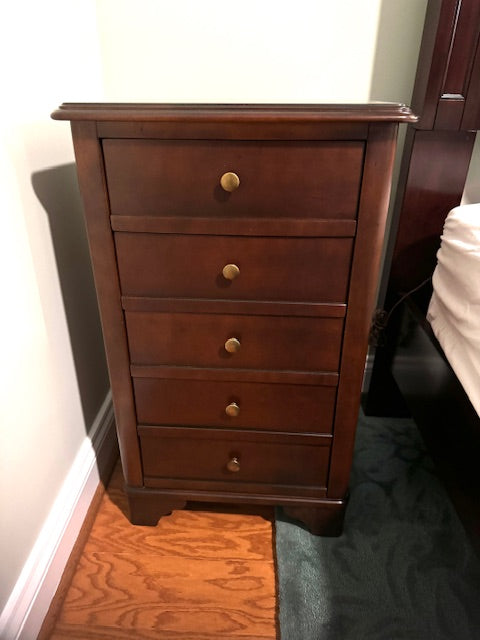 Grange French Country 5 Drawer Wood Nightstand AA230-2