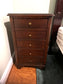 Grange French Country 5 Drawer Wood Nightstand AA230-2