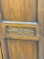 Carved Walnut Wood 5 Panel Room Space Divider  EK221-101