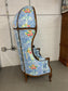 French Chateau Balloon Upholstered Chair w/o bottom cushion EK221-99