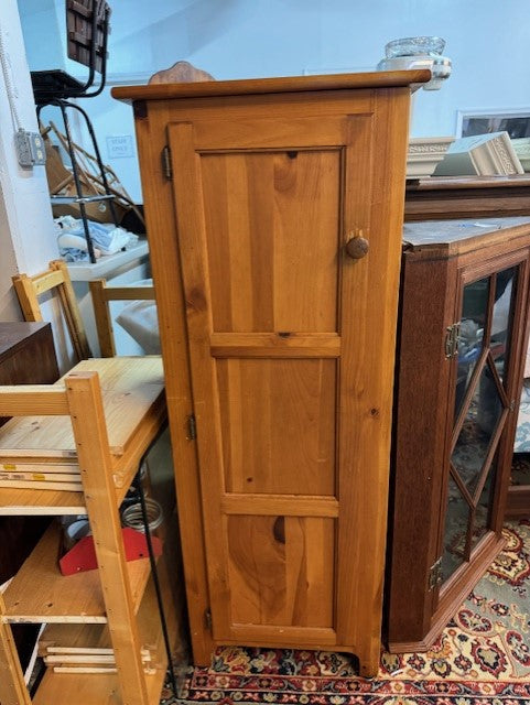 Tall Narrow Pine Cupboard Cabinet EK221-127