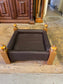 Super Fancy Dog Bed Leather & Swarovski Crystal Adorned EK221-149