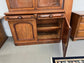 Vintage Mahogany China Cabinet Hutch Bookcase Cupboard  EK221-169