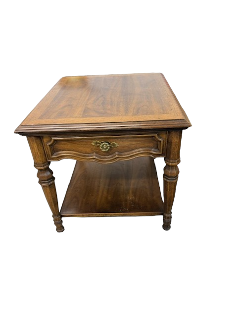 Vintage Drexel Walnut Nightstand End Table EK221-178